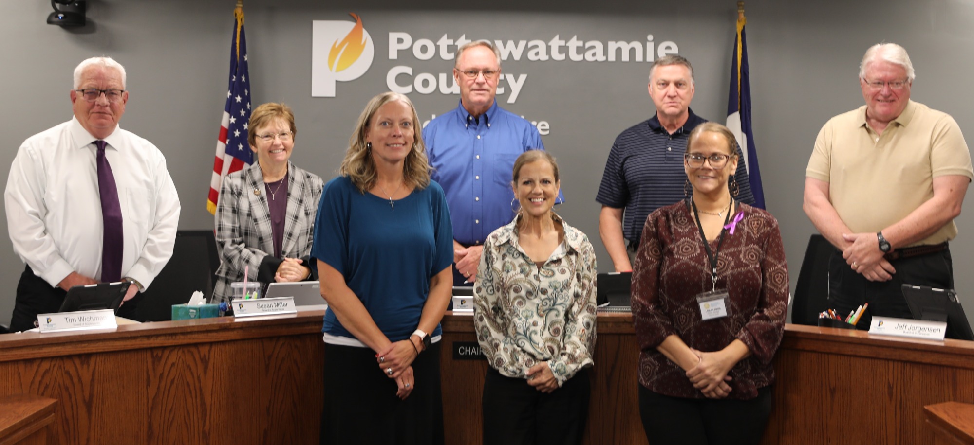 Full Circle Recovery staff with Board of Supervisors