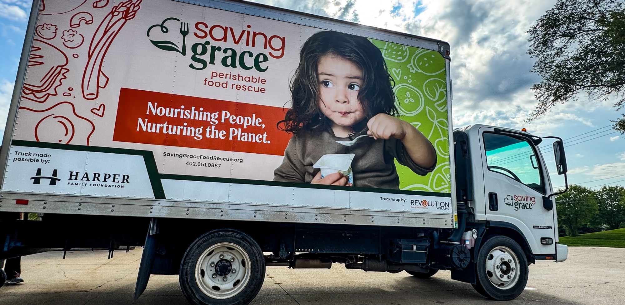 Saving Grace Food Delivery Truck