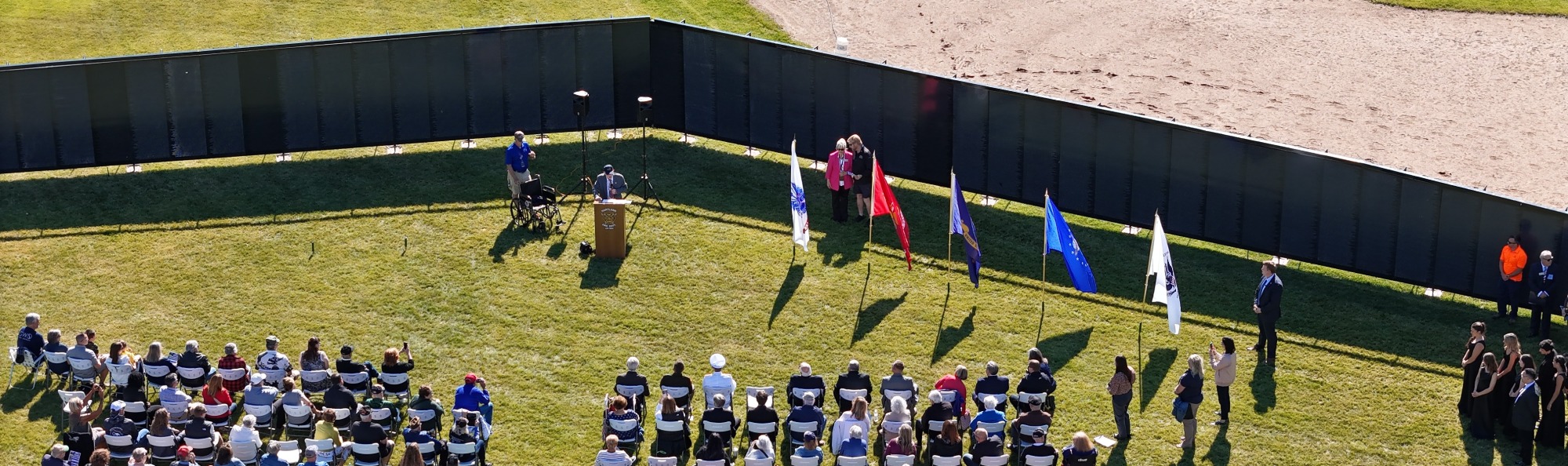 Welcome Home Ceremony During The Wall That Heals